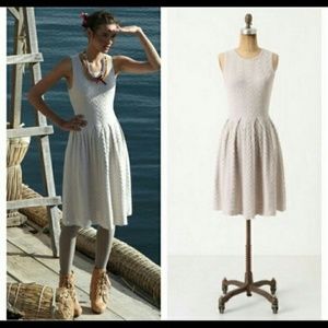 Far from close cable knit sweater dress